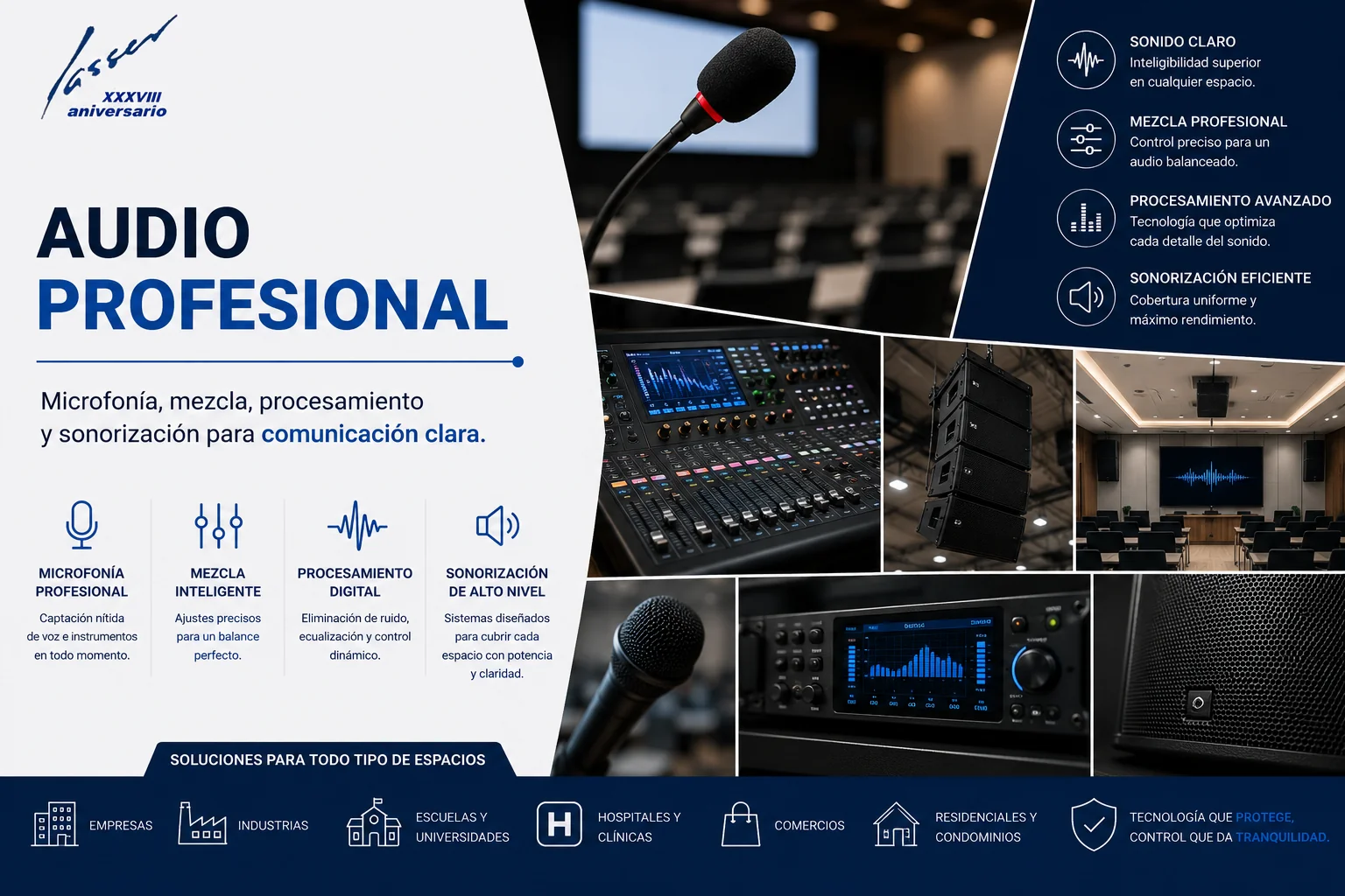 Microfonía y audio profesional